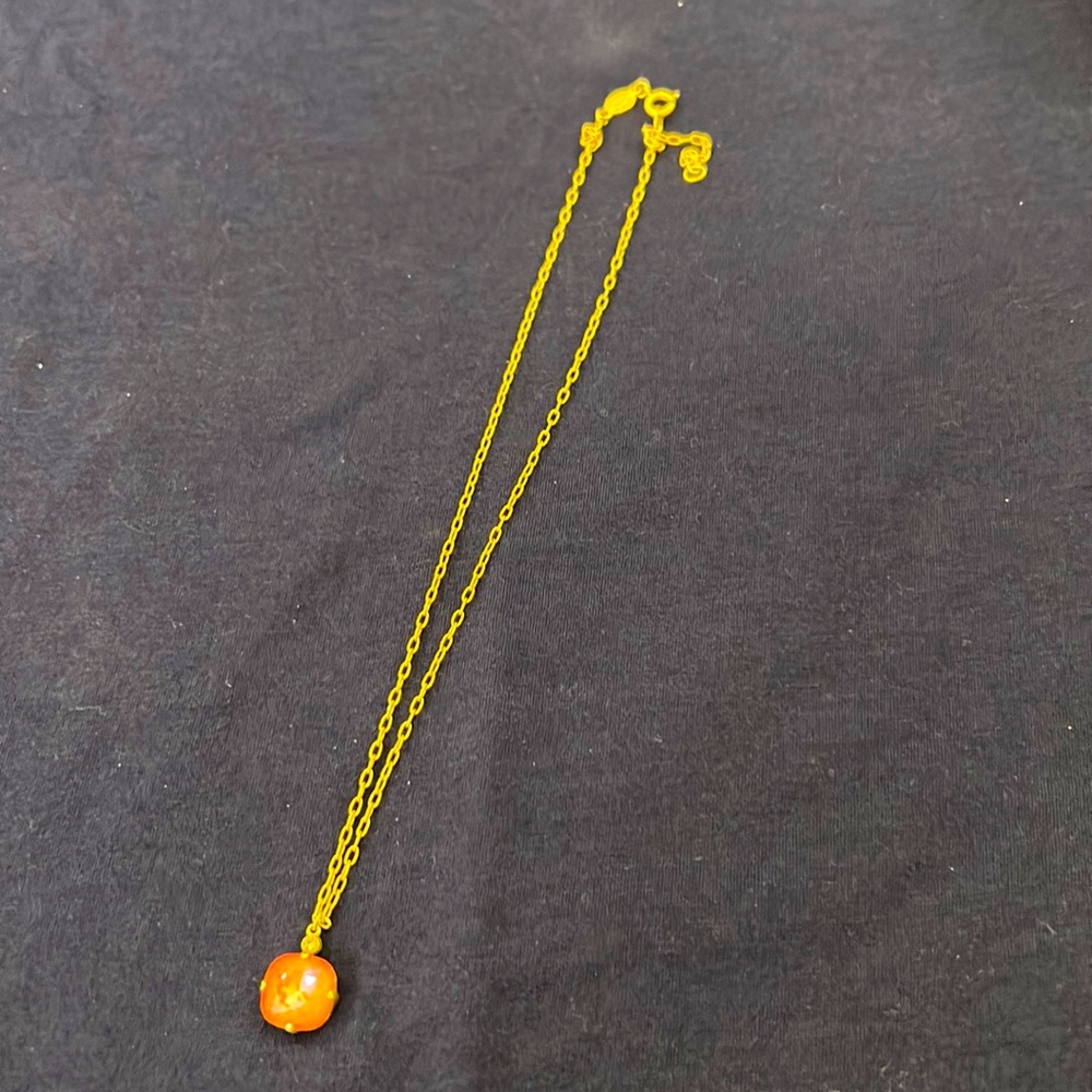 Catherine Popesco coral stone necklace